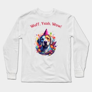 Woofy Adventure - Funny Dog Design Long Sleeve T-Shirt